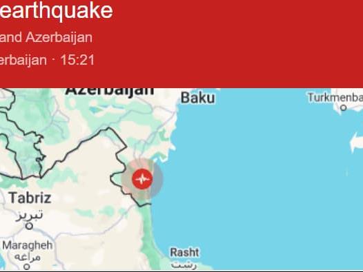 Силен земјотрес го погоди Азербејџан, засега нема извештаи за жртви или штета