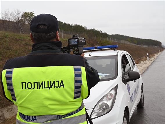 Санкционирани 180 возачи во Скопје, 47 за брзо возење
